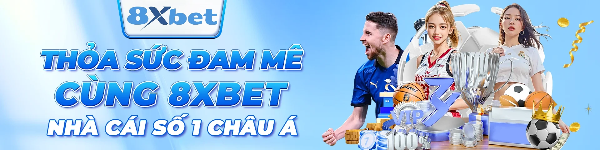 Hình giới thiệu các khu thể thao và game trực tuyến tại 8Xbet